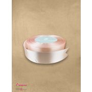 А006 Лента атласная 25мм*32 метра крем