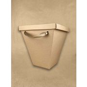 Коробка для цветов Трапеция с крышкой 320*320*345