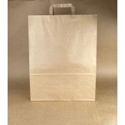 Пакет крафт 35*45*15 с плоскими ручками
