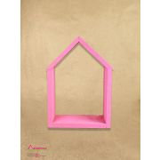 Рамка -ваза для цветов «Домик» розовый