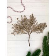 Ветка туи с глиттером 20 см