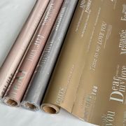 Матовая пленка двухсторонняя «Заголовки» 58 см*10 м