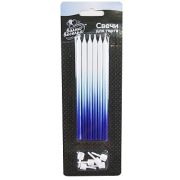 Свечи голубое сияние с градиентом