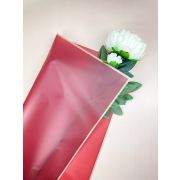 Флористическая пленка с золотой каймой 58 см*58 см Цена за 1 лист