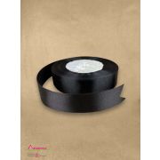 А039 Лента атласная 25мм*32 метра черный